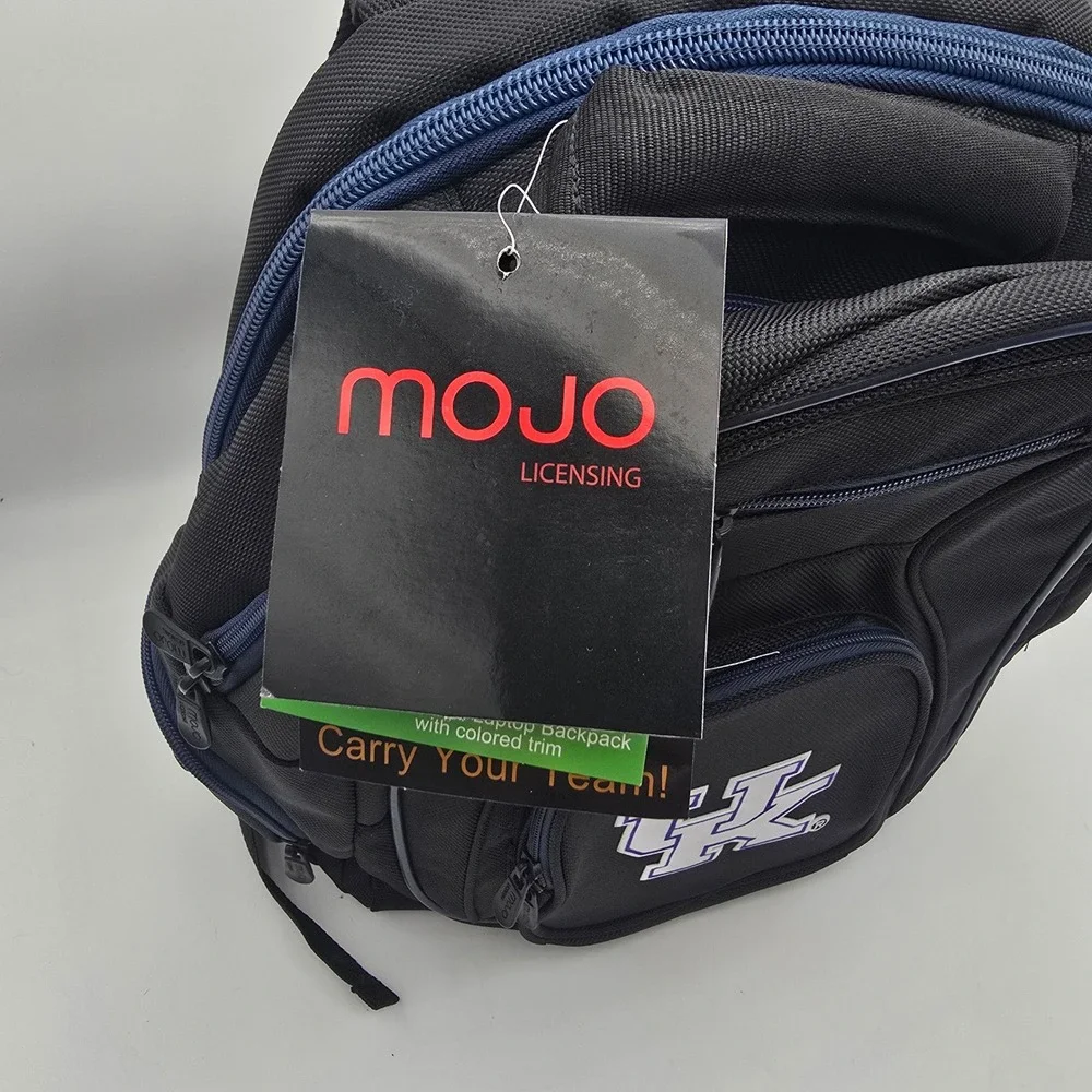 Mojo Licensing Kentucky Wildcats Navy Blue Laptop Backpack PLZZL708 NEW